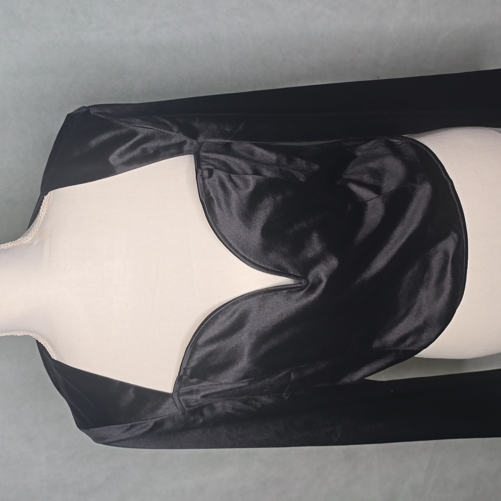 Black Satin top